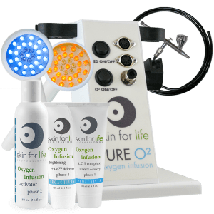 Pure Oxygen Portable Machine + LED Light + Oxygen Skin Care