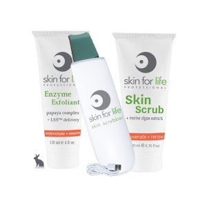 Skin Sonic Scrubber + Papaya Complex or Skin Scrub